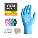 Disposable Nitrile Gloves Manufacturer - Powder Latex Rubber Free Purple Protective Exam for Medical Cooking