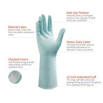 Disposable Nitrile Gloves Manufacturer - Lightly-Textured Latex Powder-Free 12Inch Industrial-Grade