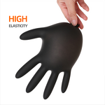Tattoo Gloves Manufacturer - Nitrilegloves Guantes De Examen Xs Black Blend 100 Box for Hospital