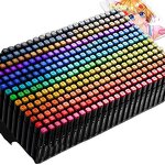 Permanent Markers Manufacturer - Multi-Color with Dual Brush and Chisel Tips Alcoholic Sketching for Paper Writing