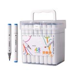 Twin Marker Set Manufacturer - Alcohol-Based for Kids & Adults for Painting Coloring & Illustrating on Paper