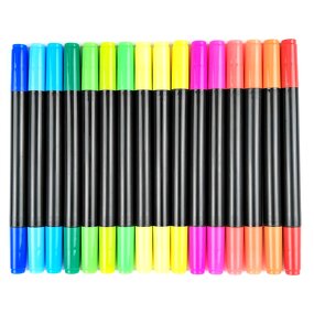 Fabric Markers Set Manufacturer - Dual Tips 24 Colors Chisel & Bullet Tips Waterproof Permanent