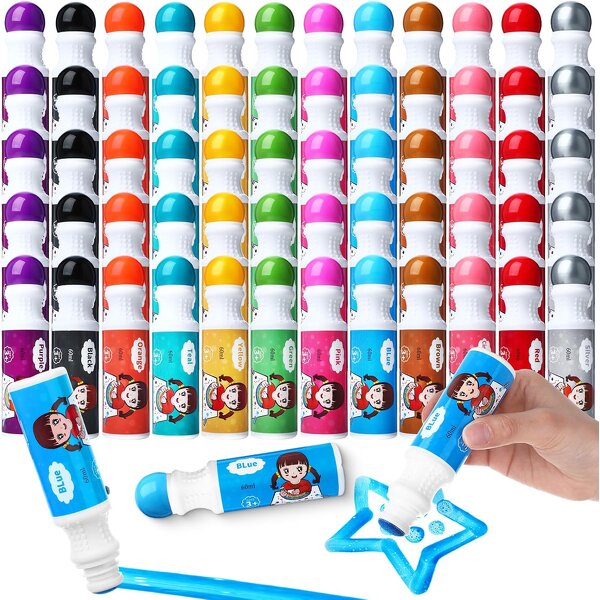 Bingo Markers Manufacturer - Custom 3oz Waterbased Dot Painting Daubers for Kids Set