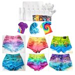 Fabric Tie Dye Kits Manufacturer - Colorful 24-Piece Hot Summer One Step Permanent Powder for T-Shirt Dyeing
