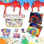 DIY Tie Dye Art Set Manufacturer - Promotional 24-Color Rubber Bands Kit for Handmade Outdoor Shirt