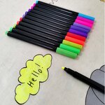 Textile Markers Set Manufacturer - 24 Colors Non-Toxic & Waterproof Permanent Non-Fading for Clothing