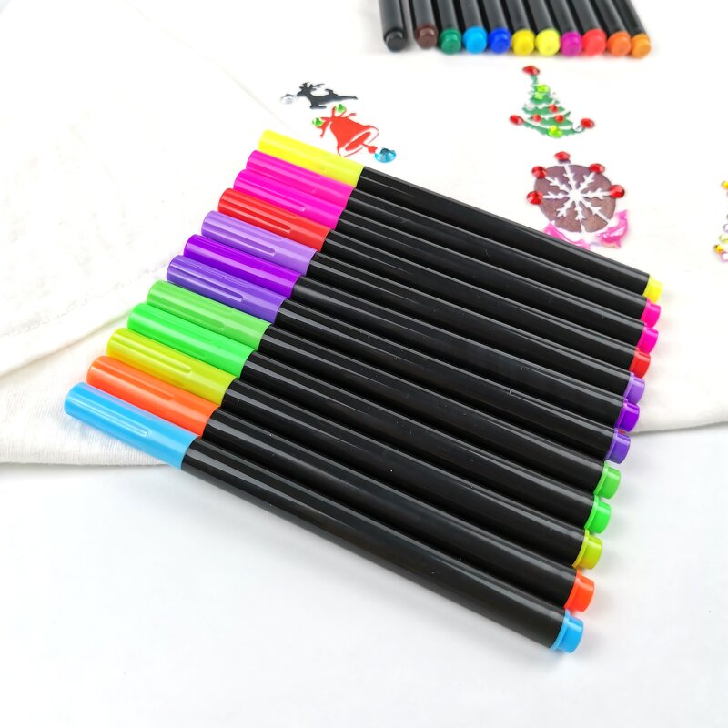 Fabric Paint Markers Manufacturer - 20-Pack Water-Based for Adults and Kids Permanent Doodling No Fading