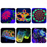 Art Markers Manufacturer - RockWoodCanvas Painting with Fine Tips Glow in the Dark 8 Colors Dual-Sided Erasable