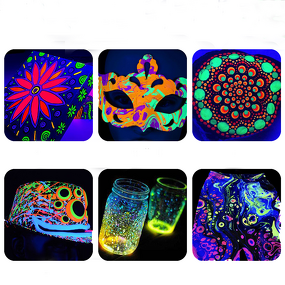 Art Markers Manufacturer - RockWoodCanvas Painting with Fine Tips Glow in the Dark 8 Colors Dual-Sided Erasable