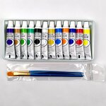 Acrylic Paint Artist Gift Set Manufacturer - Customizable 12ml Professional Non-Toxic Certified Safe 12 Colors Educational
