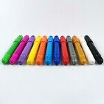 Face Painting Crayon Kit Manufacturer - 12 Colors Non-Toxic Kids Washable Water-Based Stick Crayon Set