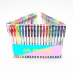 Gel Pen Set Manufacturer - Promotional Art Drawing Multi-Function Card Design 36/48/60G Glitter Ink Gel Pens