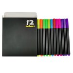 Paint Pens Set Manufacturer - 24-Color Neon Custom Logo Adult Kids' High-Cover Ink Permanent Graffiti Fabric