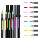 Tattoo UV Pens Set Manufacturer - Smooth Writing Fine Tip 8 Colors Dual-Sided with Glow Dark Vibrant Fluorescent Ink