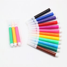 Color Pens Manufacturer - Kids DIY Non Toxic Marker Pens Mini Washable Water Color Pens