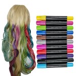 Hair Chalk Pens Manufacturer - Set of 12 Colors Kids Temporary Silky Hair Dye Sticks for Parties Girls Gift