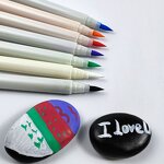 Acrylic Paint Markers Set Manufacturer - Real Soft Brushes Water-Proof Erasable with Dual-Sided Writing for Rock Wood Fabric