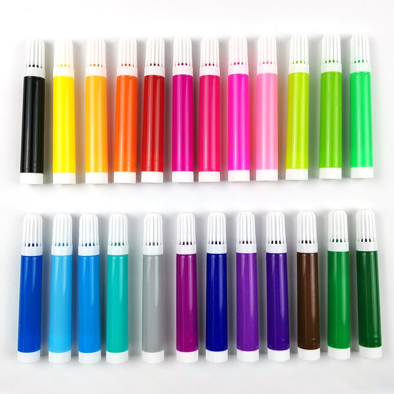 Water Color Pens Manufacturer - Kids Lovely Stationery Kit Promotional Gift Mini Washable Markers