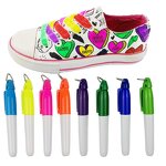 Fabric Markers Manufacturer - Amazon Hot Selling Waterproof Gold Silver Mini Size Neon Colors on Shirt