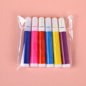 Art Markers Set Manufacturer - 6/12/24 Colors Water-Based Non-Toxic Washable School Kids Creativity Pens