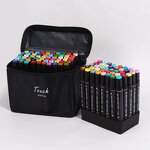 Art Markers Manufacturer - 48-Color Waterproof Permanent Ink for Writing on Paper Alcohol Markers