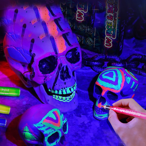 UV Tattoo Pens Manufacturer - Safe Non Toxic Quick-Dry Glow Under UV Light Fine Tip Markers Set