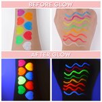 UV Tattoo Pens Set Manufacturer - Water-Based Waterproof Quick Drying Skin-Friendly Glow in the Dark Fine Tip 8 Colors