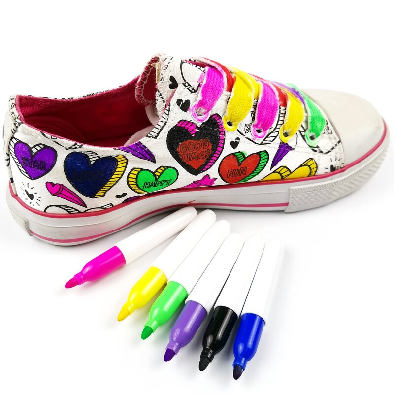 Fabric Paint Pens Manufacturer - Promotional Adults Kids Outlining on Textile Bright Permanent Ink Mini