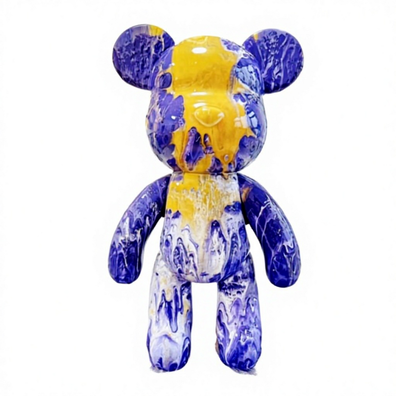 Acrylic Paint Kits Manufacturer - Lovely Cute Gift Sets Key Chain Decoration Teddy Bear Waterproof Permanent 24 Colors