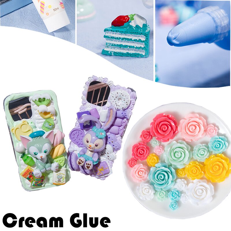 DIY Glue Craft Glue Manufacturer - Non Toxic Simulation Cream Glue for Phone Case