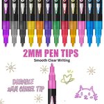 Glitter Metallic Gel Pens Manufacturer - Outline Shimmer Markers Christmas Stocking Stuffers for Tween Teen Girls Gifts 48