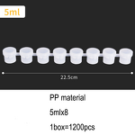 Acrylic Paint Pot Manufacturer - Multi-function 5ml Non-toxic Clear Storage Container for Kids Art Class DIY