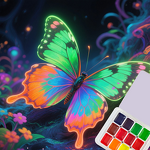 Art Markers Manufacturer - RockWoodCanvas Painting with Fine Tips Glow in the Dark 8 Colors Dual-Sided Erasable