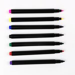 Fabric Markers Set Manufacturer - Free Samples Custom Logo Package Permanent Waterproof 24 Colors Dual-Sided 2mm Tip