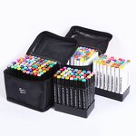 Sketching Markers Manufacturer - 36-Color Pack Alcoholic with Dual Brush and Chisel Tips for Paper Writing