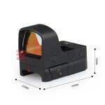Optics Red Dot Scope Manufacturer - Tactical Reflex Sight Mini Red Dot Sight GZ2-0141