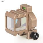 Angle Sight Manufacturer - Full Metal Reflect Mirror Corner 360 Rotate Reddot Holographic for Wargame CQB GZ1-0401