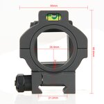 Tactical Scopes Accessories Manufacturer - Mirror Corner Sight Aluminum Angle Sight GZ1-0401