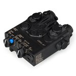 Red Laser Sight Manufacturer - GZ15-0139 DBAL-A2 PEQ Laser Box Dual Beam Lights Black Color Tactical