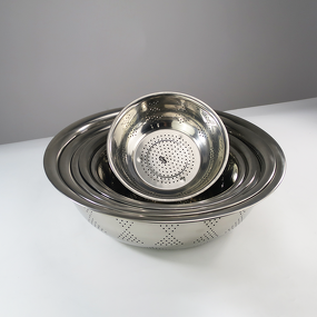 Colander Set Manufacturer - Kitchen Use Stainless Steel Rice Wash Sieve Basket Strainer Steel Colander