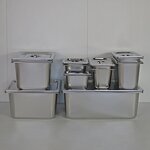 GN Pan Manufacturer - 304 Stainless Steel 1/6 GN Food Pan for Hotel & Restaurant