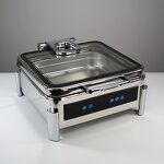 Buffet Chafer Dishes Manufacturer - Wholesale Luxury Digital Display Buffet Stove Stainless Steel Set for Party