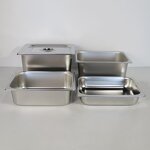 GN Pan Manufacturer - 304 Stainless Steel 1/2 GN Food Pan for Hotel & Restaurant