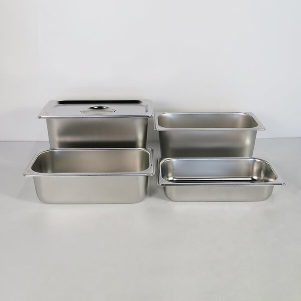 GN Pan Manufacturer - 304 Stainless Steel 1/3 GN Food Pan for Hotel & Restaurant