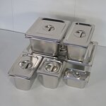 Food Storage Containers Manufacturer - 1/9 Stainless Steel Stackable Steam Table Pan for Buffet Event Catering