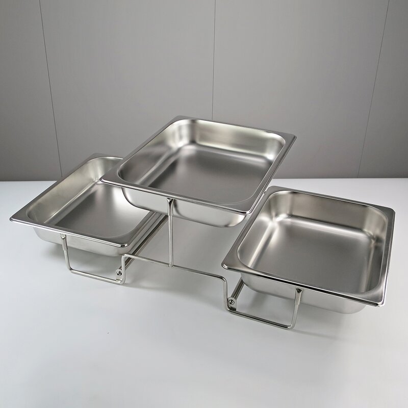 Food Display Stand Manufacturer - Bow Shaped Top Quality Stainless Steel Divider for Hotel Buffet Dessert Cake
