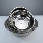 Salad Bowls Manufacturer - Hot Sale China Factory Supply Round Stainless Steel Mixing Bowl 28-40cm Set