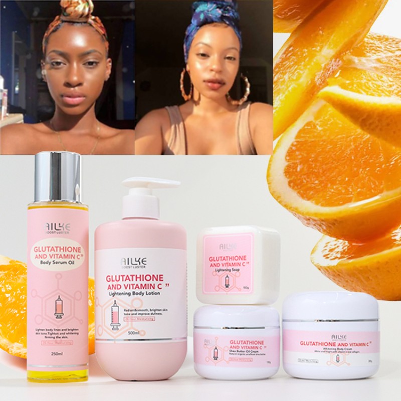 Body Lotion Set Factory - OEM Gluta Moisturizing Whitening Set