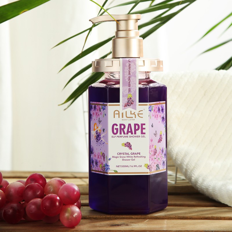 Shower Gel Manufacturer - OEM Grape Fruit Oil Moisturizing
