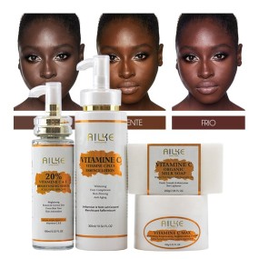 Skincare Set Factory - OEM Niacinamide Vitamin C Dark Skin